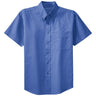 Joe's USA Tall Short Sleeve Easy Care Shirt Joe's USA Large Tall Ultramarine Blue