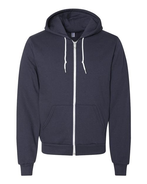 Unisex Flex Fleece Full - Zip Hoodie Sweatshirt Black L