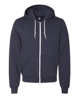 Unisex Flex Fleece Full - Zip Hoodie Sweatshirt Black L