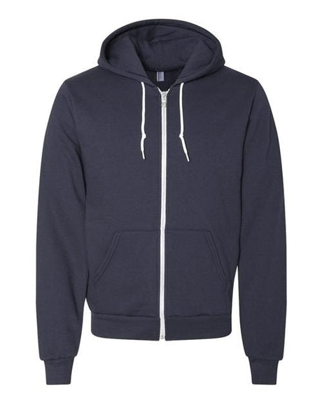 Unisex Flex Fleece Full - Zip Hoodie Sweatshirt Black L
