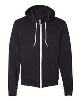 Unisex Flex Fleece Full - Zip Hoodie Sweatshirt Black L