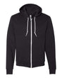 Unisex Flex Fleece Full - Zip Hoodie Sweatshirt Black L