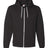 Unisex USA - Made Flex Fleece Full - Zip Hoodie Sweatshirt Black S
