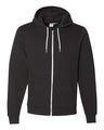 Unisex USA - Made Flex Fleece Full - Zip Hoodie Sweatshirt Black S