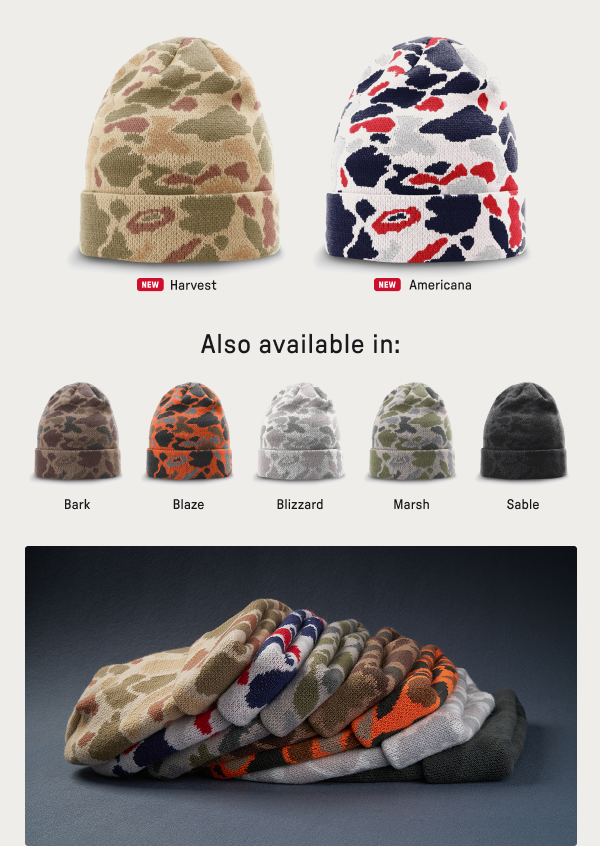 Richardson 126 Duck Camo Beanie | Wholesale Blank