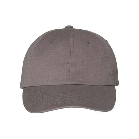 Valucap Bio - Washed Chino Twill Cap - Valucap VC350 Black Adjustable Hats