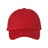 Valucap Bio - Washed Chino Twill Cap - Valucap VC350 Red Adjustable Hats