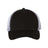 Valucap Bio - Washed Trucker Cap - Valucap AH80 Black/ White Adjustable Hats
