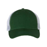 Valucap Bio - Washed Trucker Cap - Valucap AH80 Dark Green/ Gold Adjustable Hats