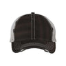 Valucap Bounty Dirty - Washed Mesh - Back Cap - Valucap 3150 Black/ Silver Adjustable Trucker Caps