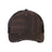 Valucap Bounty Dirty - Washed Mesh - Back Cap - Valucap 3150 Charcoal/ Black Adjustable Trucker Caps