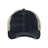 Valucap Bounty Dirty - Washed Mesh - Back Cap - Valucap 3150 Navy/ Khaki Adjustable Trucker Caps