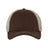 Valucap Contrast - Stitch Mesh - Back Cap - Valucap 3100 Brown/ Stone Adjustable Hats