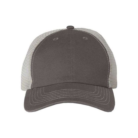 Valucap Contrast - Stitch Mesh - Back Cap - Valucap 3100 Brown/ Stone Adjustable Hats