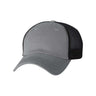 Valucap Contrast - Stitch Mesh - Back Cap - Valucap 3100 Grey/ Black Adjustable Hats