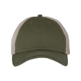 Valucap Contrast - Stitch Mesh - Back Cap - Valucap 3100 Grey/ Black Adjustable Hats