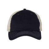Valucap Contrast - Stitch Mesh - Back Cap - Valucap 3100 Grey/ Black Adjustable Hats