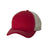 Valucap Contrast - Stitch Mesh - Back Cap - Valucap 3100 Red/ Stone Adjustable Hats