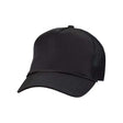 Valucap Five - Panel Trucker Cap - Valucap 8804H Black Adjustable Hats