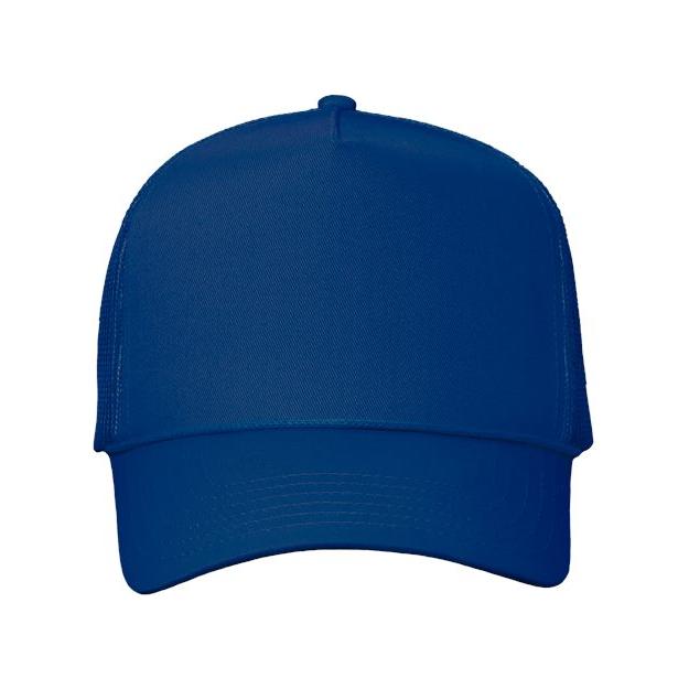Valucap Five - Panel Trucker Cap - Valucap 8804H Royal Blue Adjustable Hats