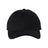 Valucap Heavy Brushed Twill Unstructured Cap - Valucap 9610 Black Adjustable Hats