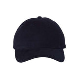 Valucap Heavy Brushed Twill Unstructured Cap - Valucap 9610 Navy Adjustable Hats
