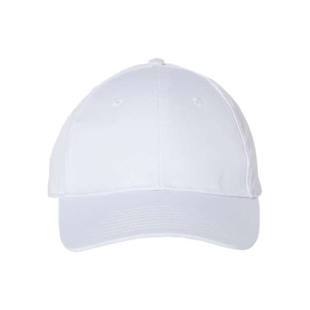 Valucap Lightweight Twill Cap - Valucap VC100 White Adjustable Hats