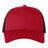Valucap Mesh - Back Twill Trucker Cap - Valucap VC400 Red/ Black Adjustable Hats