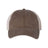 Valucap Pigment - Dyed Trucker Cap - Valucap SP510 Brown/ Stone Adjustable Hats