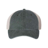 Valucap Pigment - Dyed Trucker Cap - Valucap SP510 Forest/ Stone Adjustable Hats