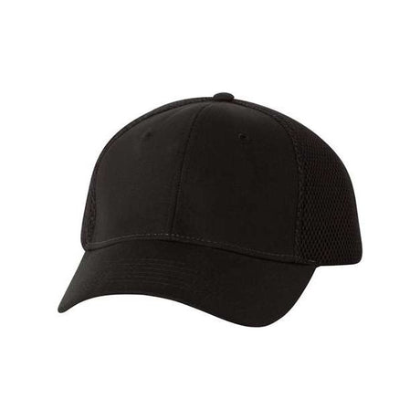 Valucap Spacer Mesh - Back Cap - Valucap 3200 Black Adjustable Hats