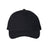 Valucap Structured Cap - Valucap AH30 Black Adjustable Hats