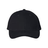 Valucap Structured Cap - Valucap AH30 Black Adjustable Hats