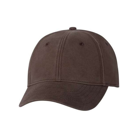 Valucap Structured Cap - Valucap AH30 Brown Adjustable Hats