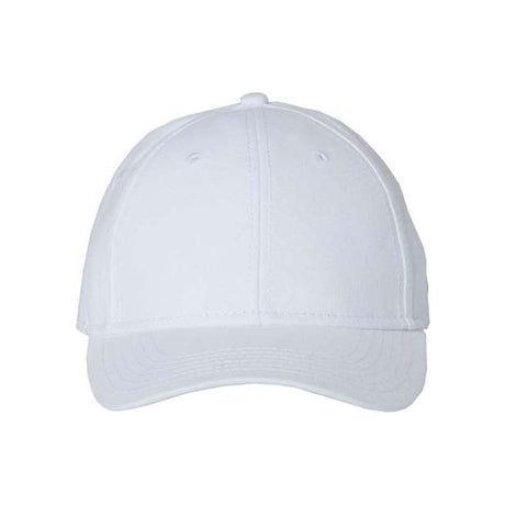 Valucap Structured Cap - Valucap AH30 White Adjustable Hats
