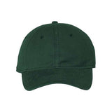 Valucap Unstructured Cap - Valucap AH35 Dark Green Adjustable Hats