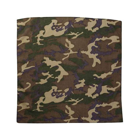 Valucap ValuMask Bandana - Valucap VC21 Green Camo One Size Hats