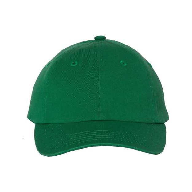 Valucap Youth Small Fit Bio - Washed Dad Hat - Valucap VC300Y Kelly Adjustable Hats