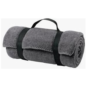 Value Fleece Blanket with Strap Midnight Heather