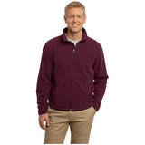Value Fleece Jacket Maroon Small Fleece Jackets