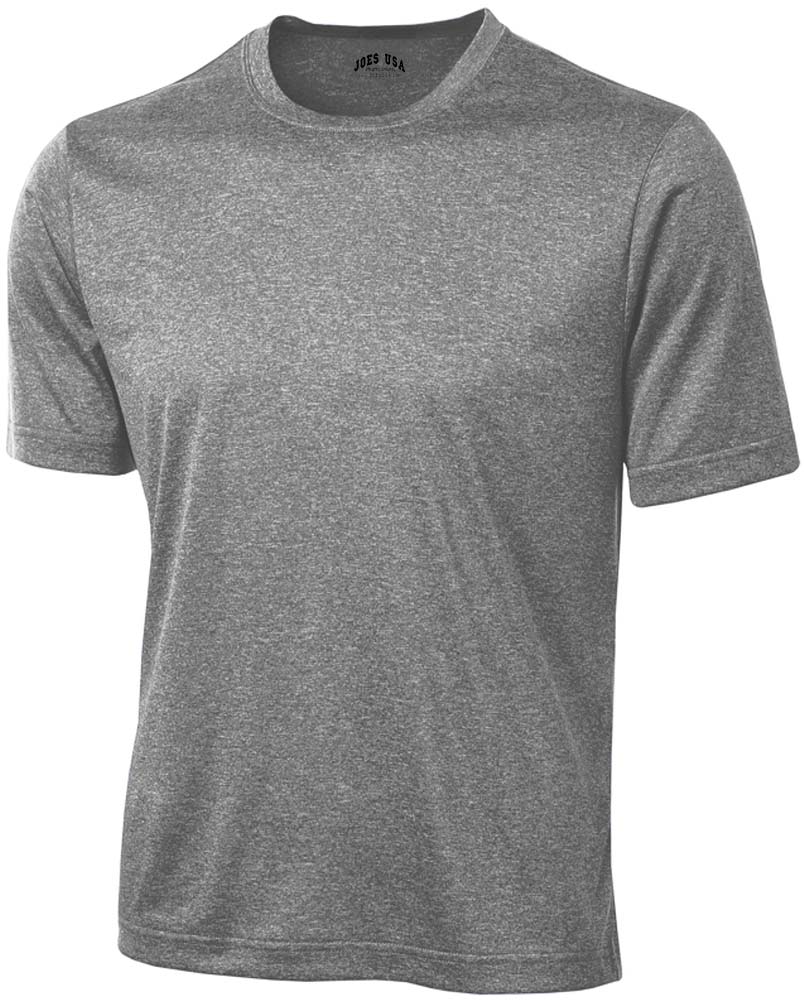 Joe's USA Men's Athletic Heather All Sport Training T-Shirts