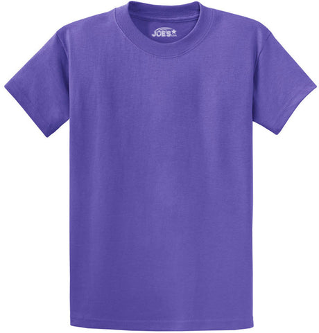 Joe's USA Mens Heavyweight Wholesale 6.1-ounce, 100% Cotton T-Shirt - Violet - JUSA T-Shirts Joe's USA Violet S