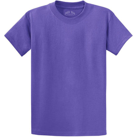 Men's Durable 100% Heavyweight Cotton T-Shirts in Regular, Big, and Tall Sizes Joe's USA Men's Apparel - Violet