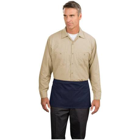 Waist Apron with Pockets Navy Aprons