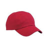 Washed Twill Cap Red Youth XL Hats