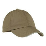 Washed Twill Sandwich Bill Cap Driftwood/Stone Hats
