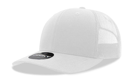 Decky 6 Panel Mid Profile Structured Cotton Blend Trucker | Decky 6021
