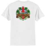 Joe's Surf Shop Longboard Design 50/50 Cotton Poly T-Shirts in Regular, Big and Tall Joe's USA Men's Shirts