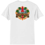 Joe's Surf Shop Longboard Design 50/50 Cotton Poly T-Shirts in Regular, Big and Tall Joe's USA Men's Shirts