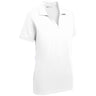 DRI-EQUIP Ladies Racer Mesh Golf Polo-White DRI-EQUIP White X-Small